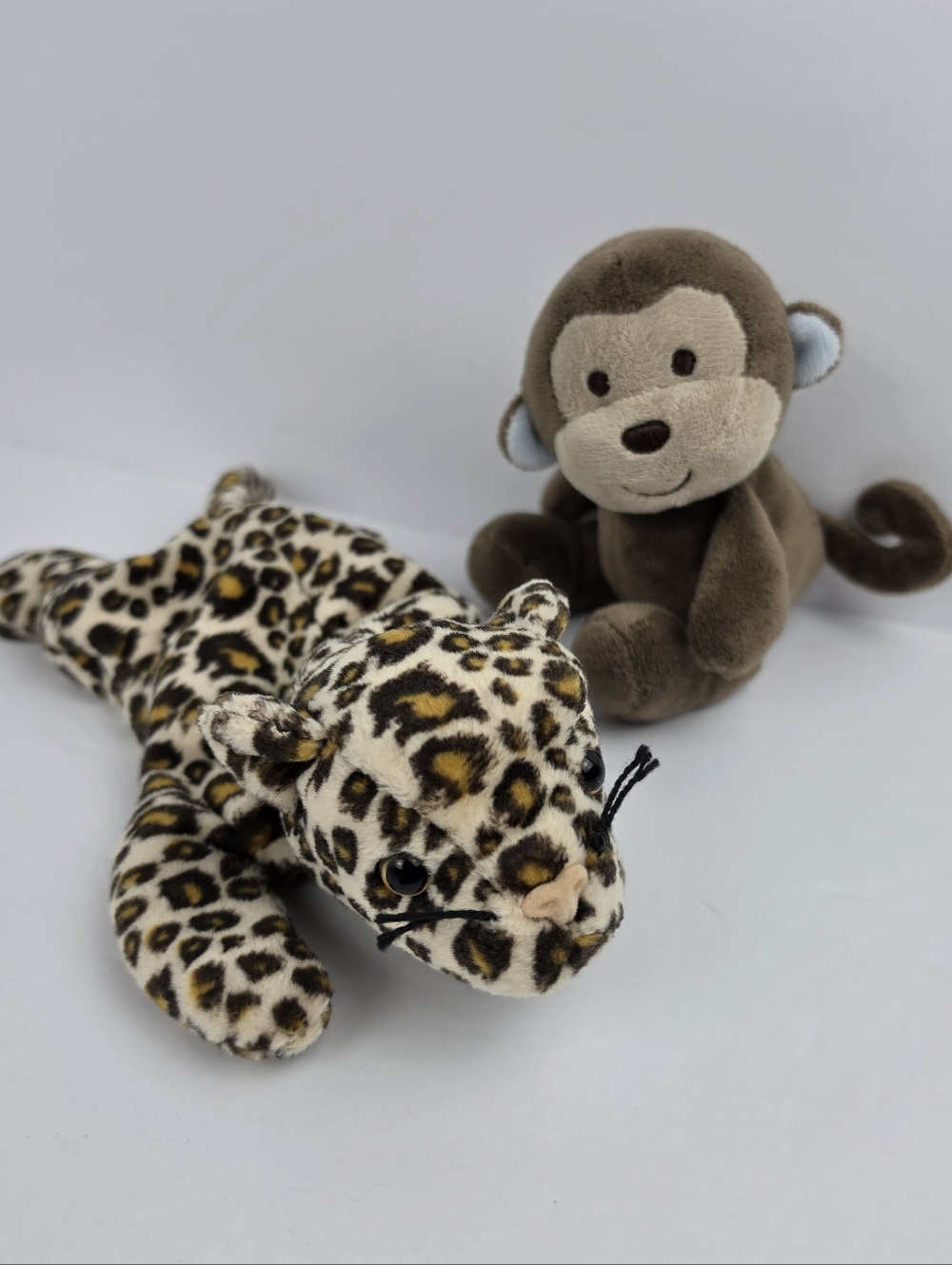 Plush Monkey Leopard Toy Set - Picture 2 of 5